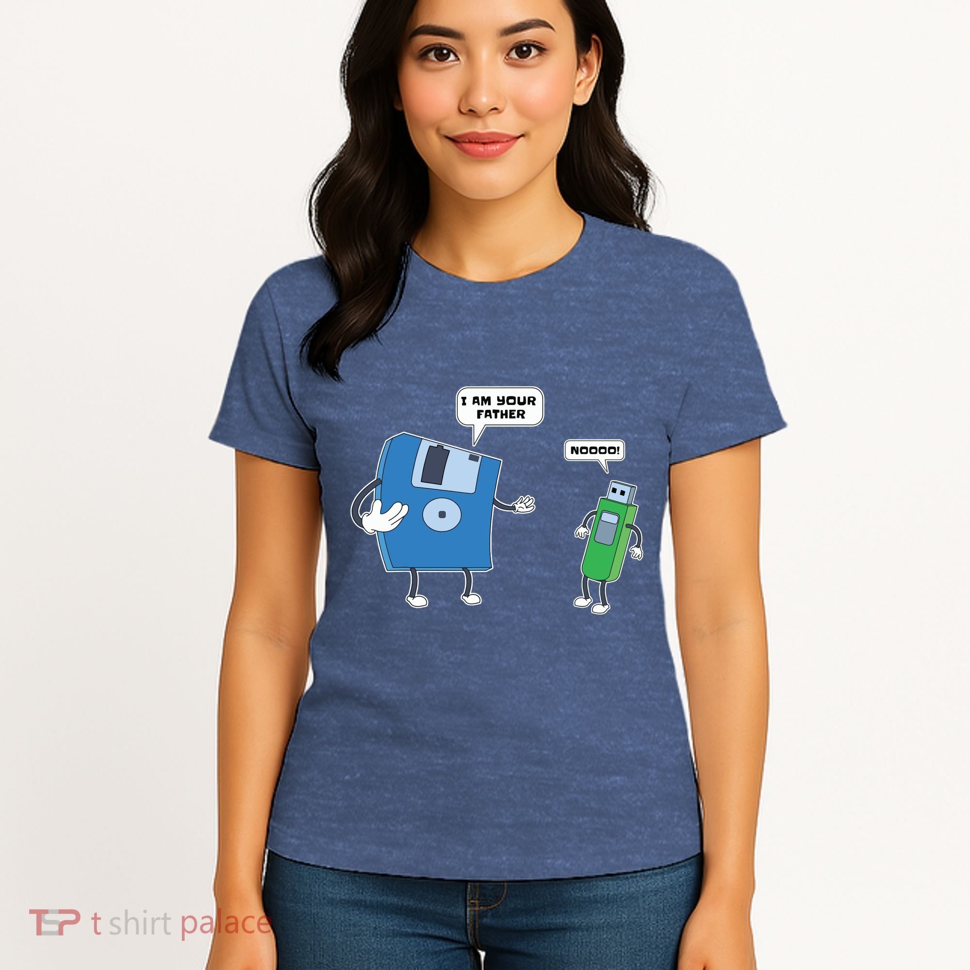 Computer Engineering Father Son Floppy Disk Engineer Women's T-Shirt