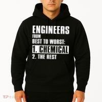 Chemical Engineer Funny Engineers From Best To Worst Hoodie thumb 2