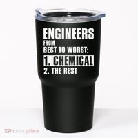 Chemical Engineer Funny Engineers From Best To Worst Tumbler thumb 0