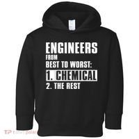 Chemical Engineer Funny Engineers From Best To Worst Toddler Hoodie thumb 0