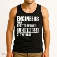 Chemical Engineer Funny Engineers From Best To Worst Tank Top thumb 3