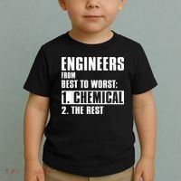 Chemical Engineer Funny Engineers From Best To Worst Toddler T-Shirt thumb 2