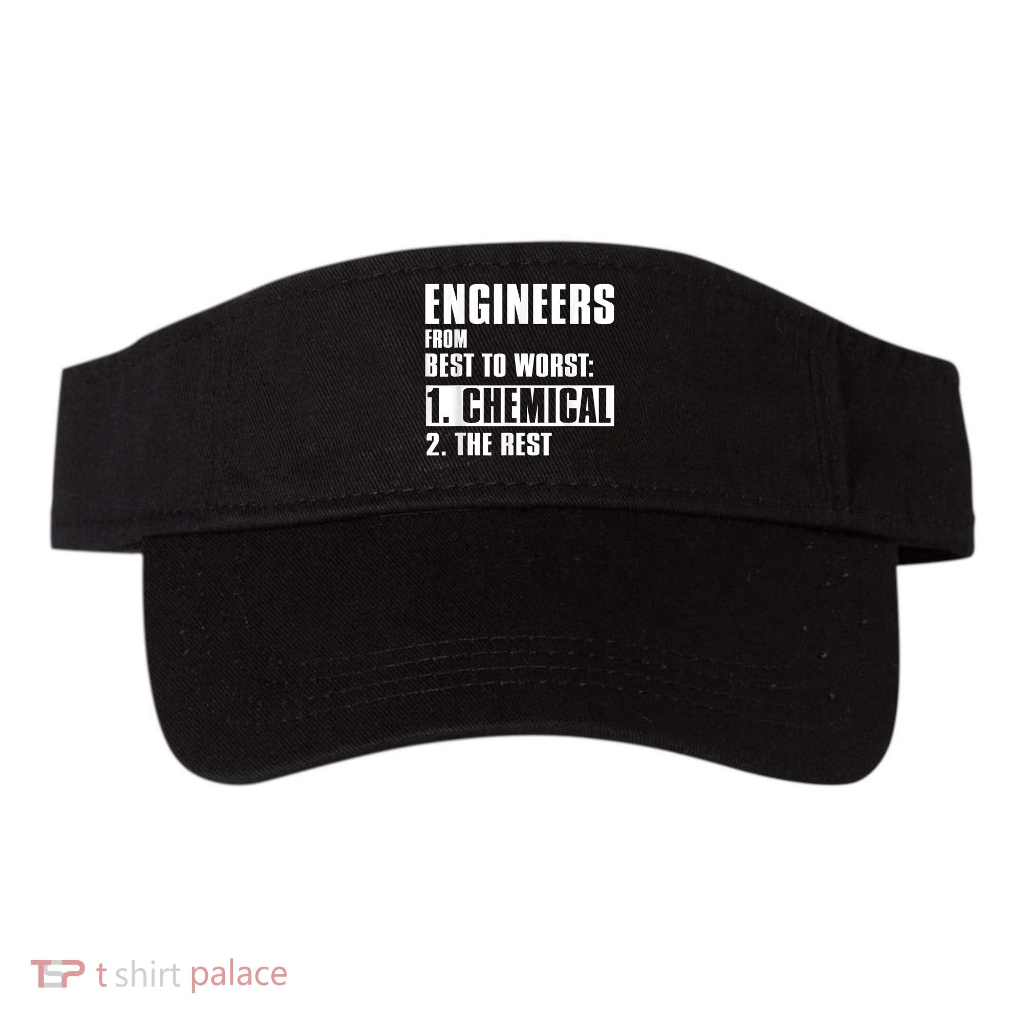 Chemical Engineer Funny Engineers From Best To Worst Visor