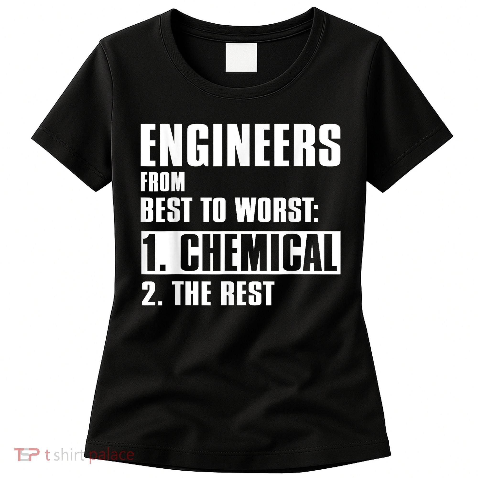 Chemical Engineer Funny Engineers From Best To Worst Women's T-Shirt