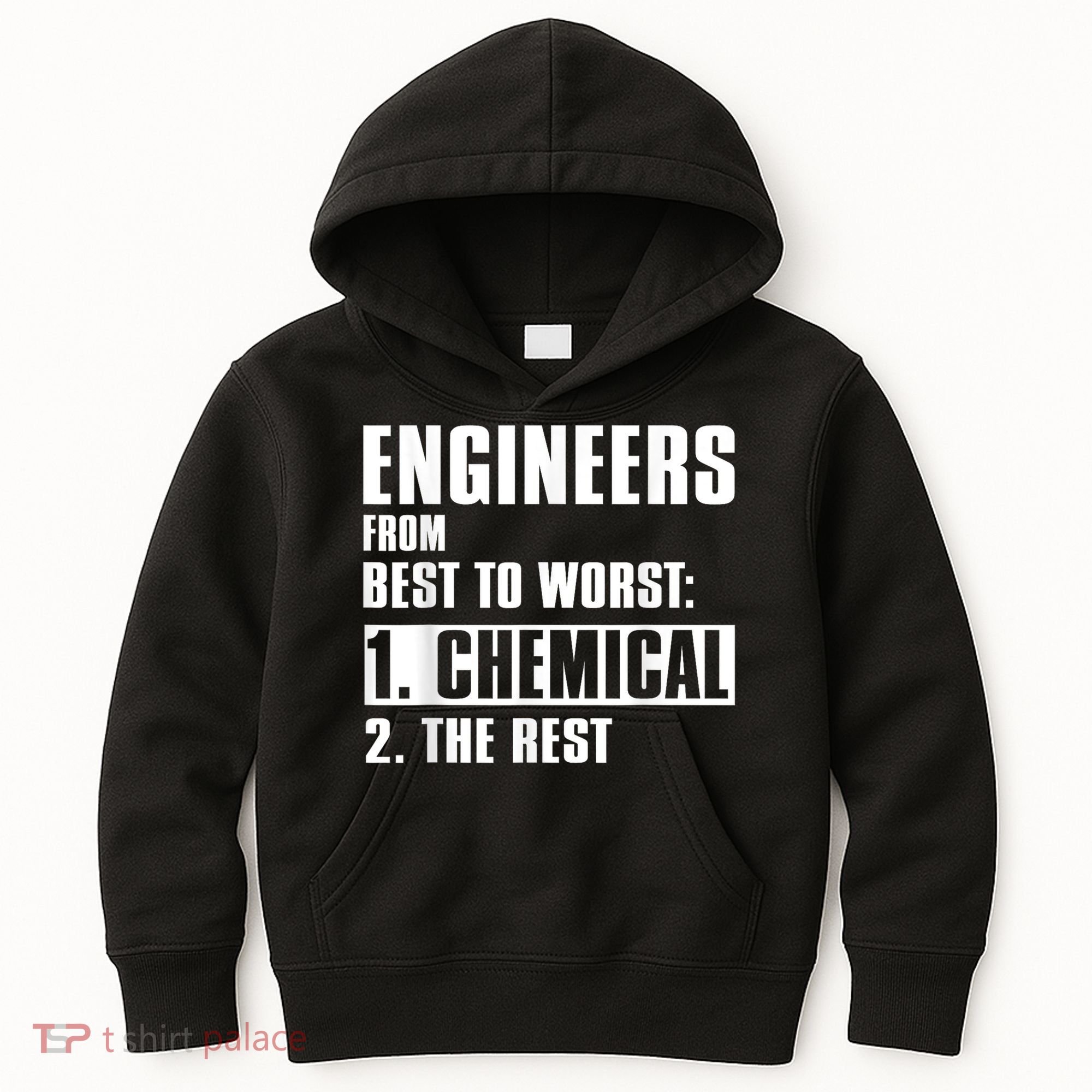 Chemical Engineer Funny Engineers From Best To Worst Kids Hoodie