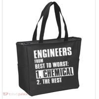 Chemical Engineer Funny Engineers From Best To Worst Tote Bag thumb 2