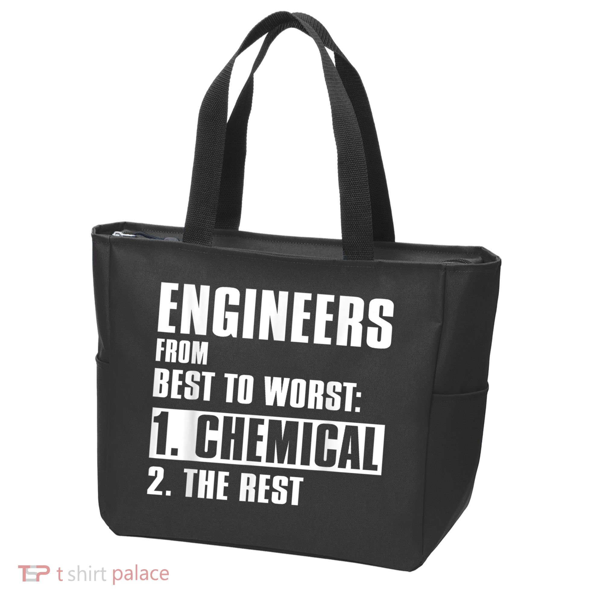 Chemical Engineer Funny Engineers From Best To Worst Tote Bag