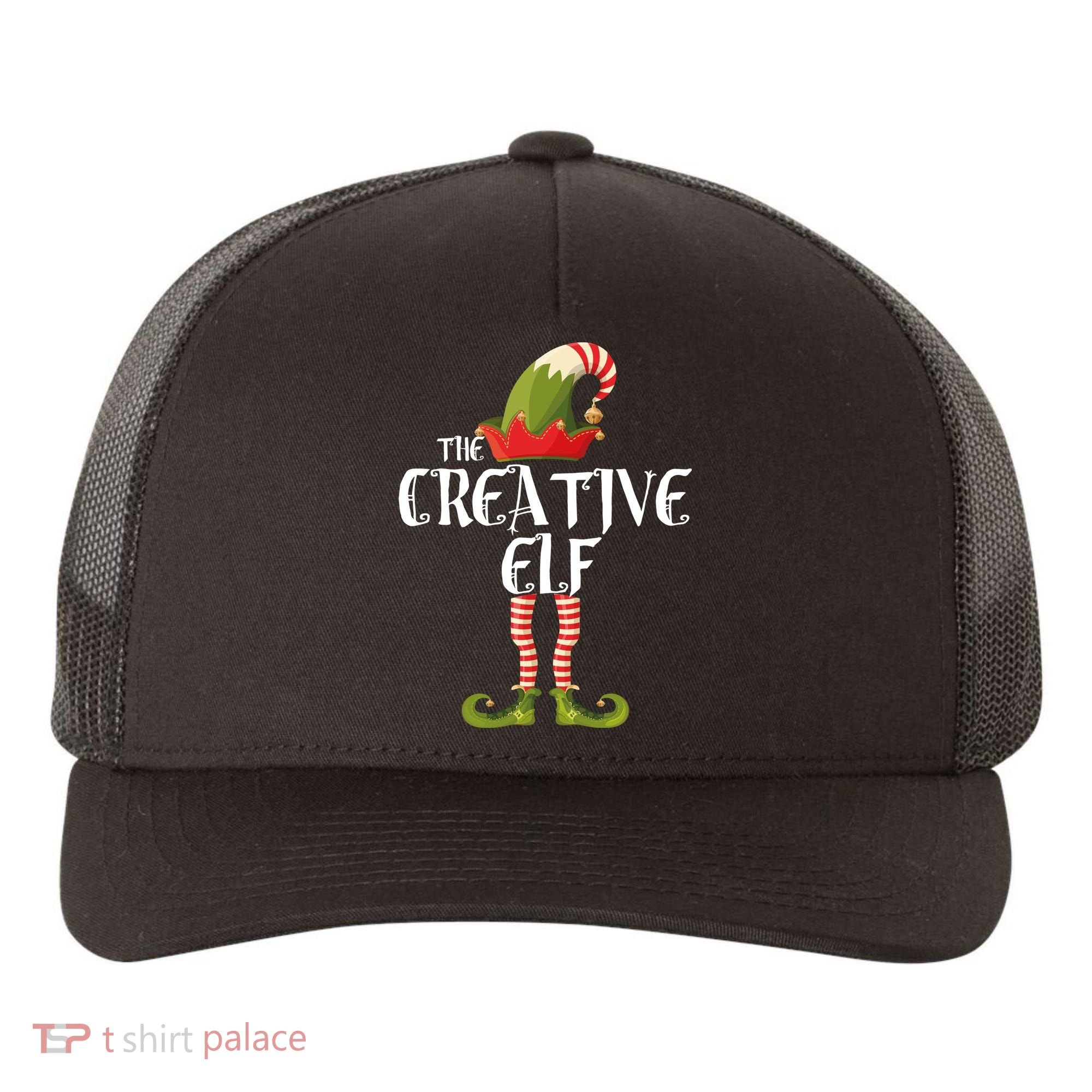 Creative Elf Family Matching Yupoong Adult 5-Panel Trucker Hat