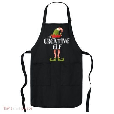 Creative Elf Family Matching Apron