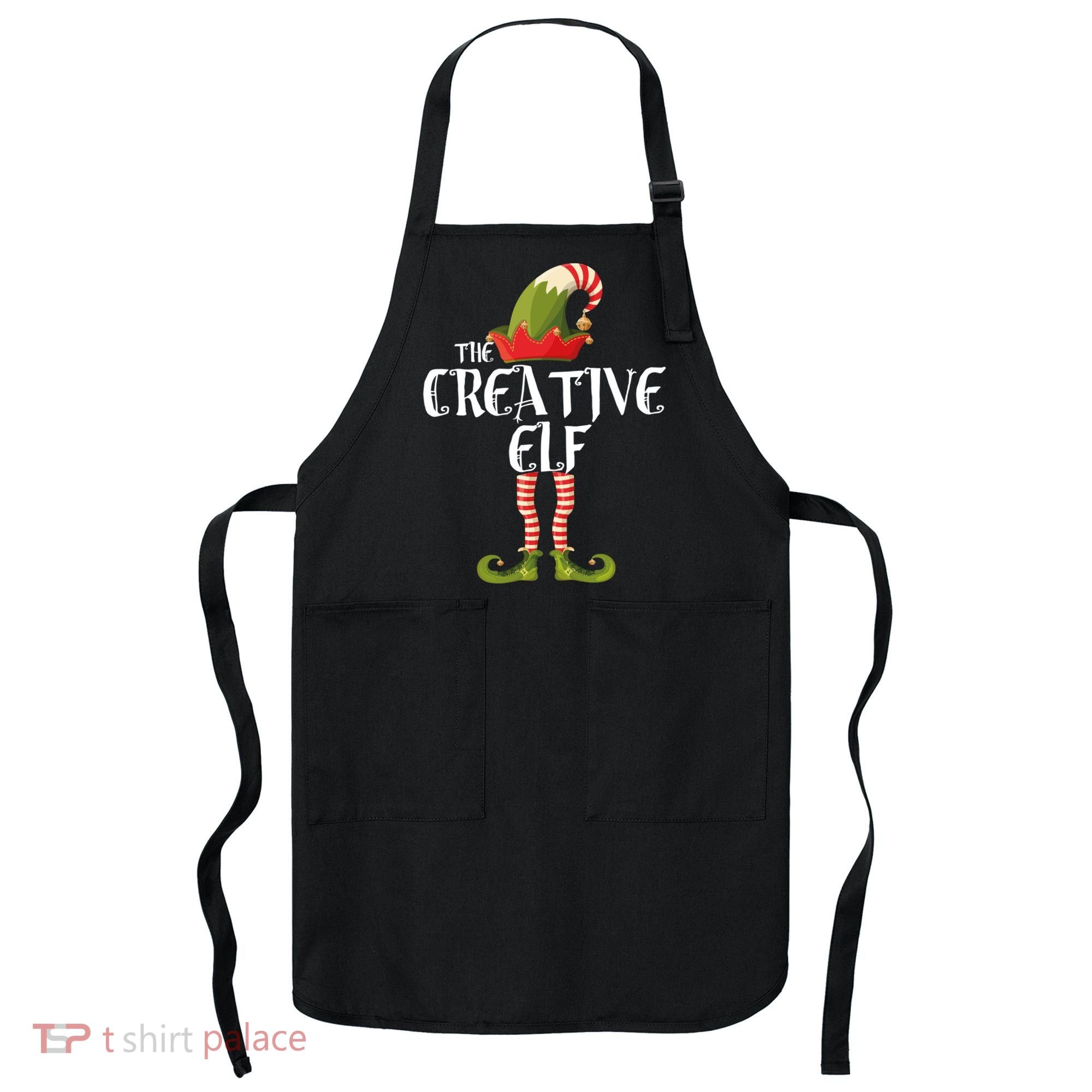 Creative Elf Family Matching Apron