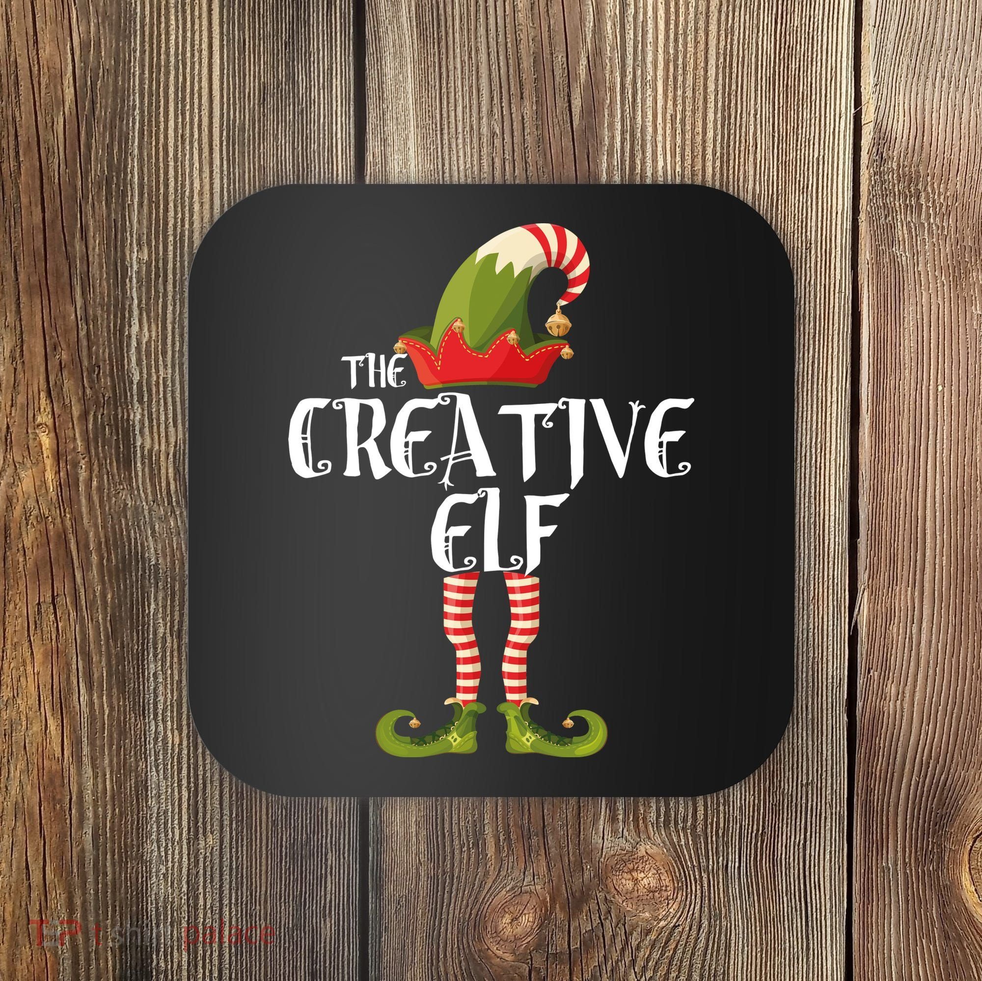 Creative Elf Family Matching Coaster