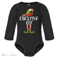 Creative Elf Family Matching Baby Long Sleeve Bodysuit thumb 0