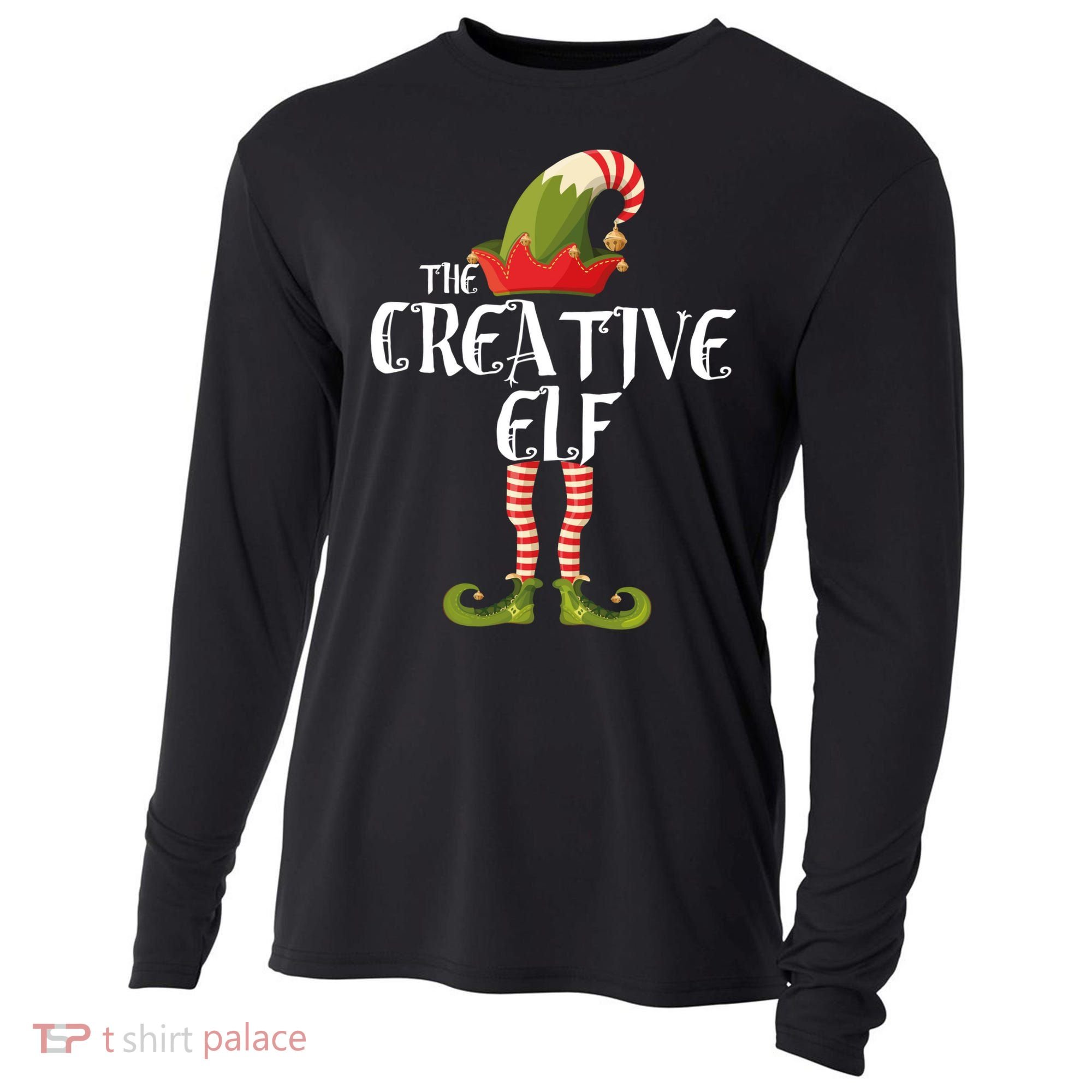 Creative Elf Family Matching Cooling Performance Long Sleeve Crew