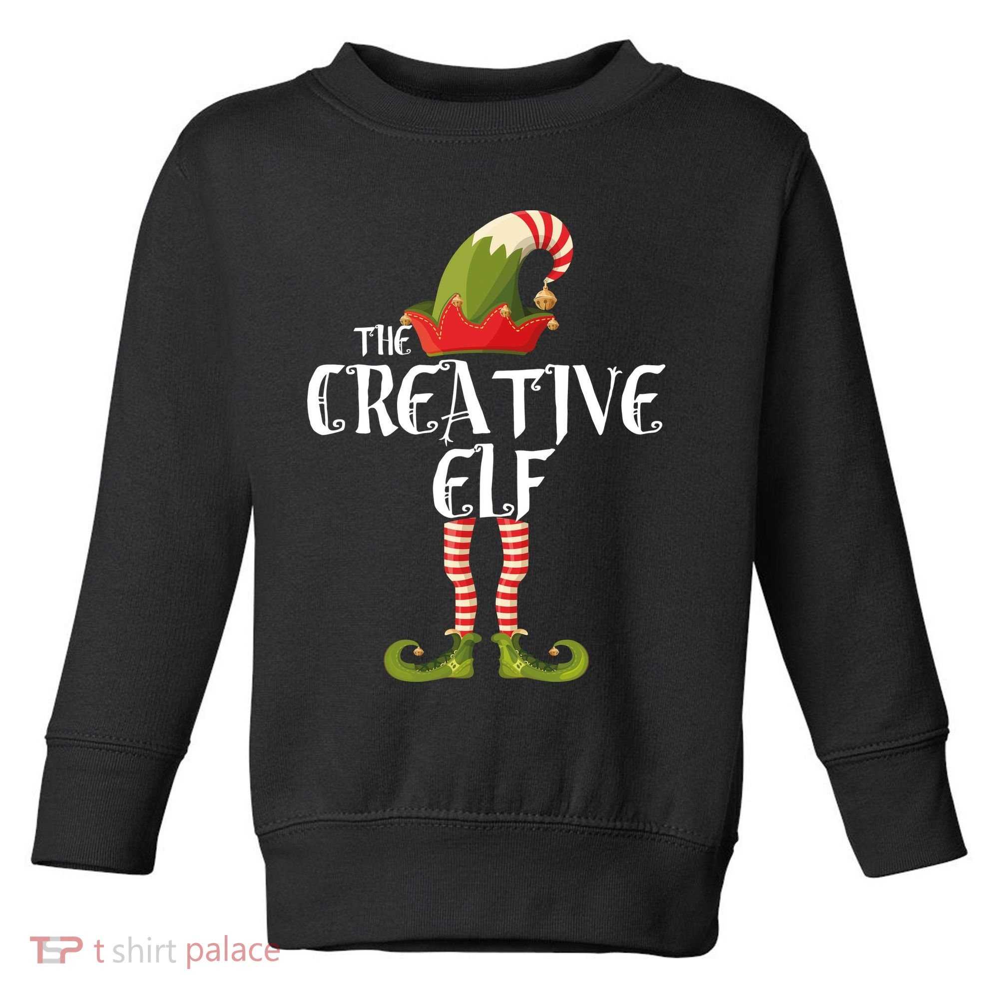 Creative Elf Family Matching Toddler Sweatshirt