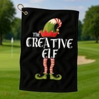 Creative Elf Family Matching Golf Towel thumb 1