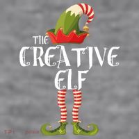 Creative Elf Family Matching Women's Racerback Cropped Tank thumb 2