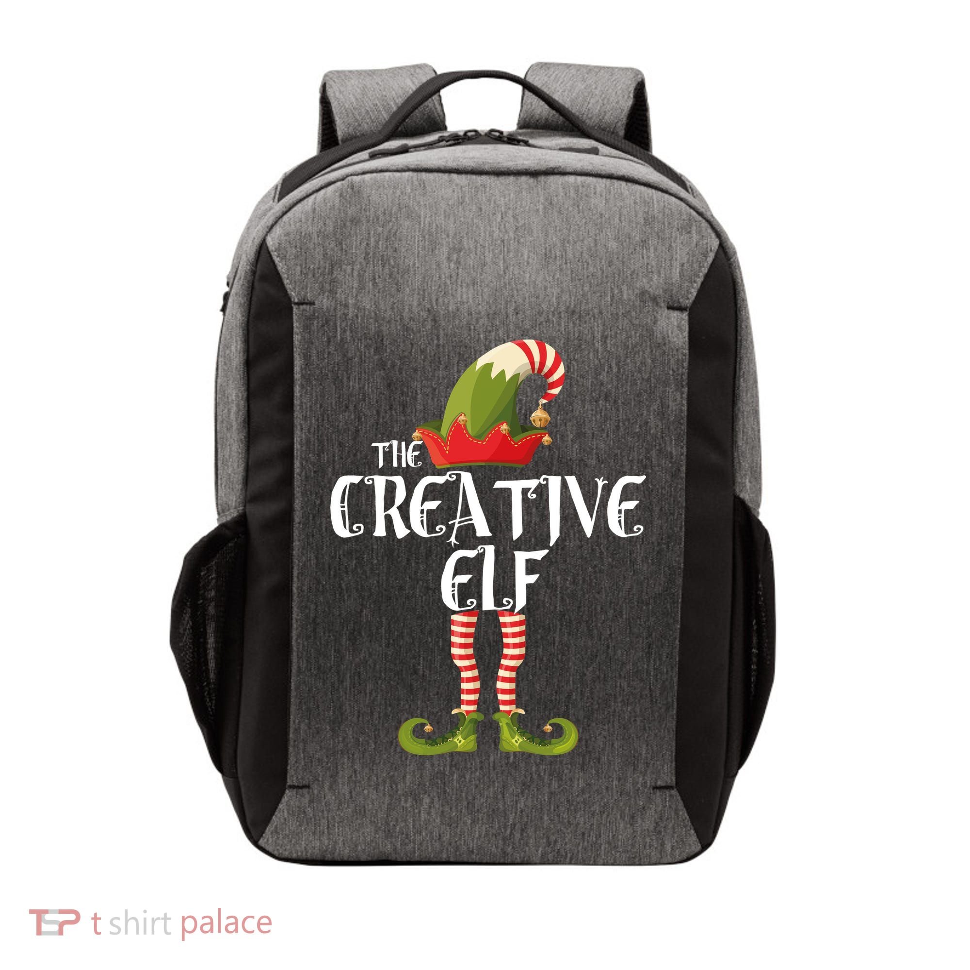Creative Elf Family Matching Vector Backpack