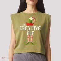 Creative Elf Family Matching Garment-Dyed Women's Muscle Tee thumb 2