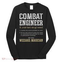 Combat Engineer Funny Engineering Dictionary Term Definition Long Sleeve Shirt thumb 0