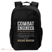Combat Engineer Funny Engineering Dictionary Term Definition Backpack thumb 0