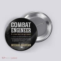 Combat Engineer Funny Engineering Dictionary Term Definition Button thumb 0