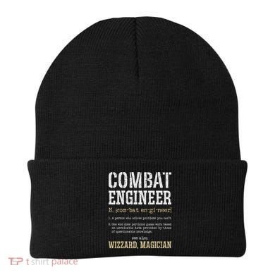 Combat Engineer Funny Engineering Dictionary Term Definition Beanie