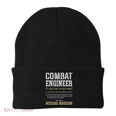 Combat Engineer Funny Engineering Dictionary Term Definition Beanie