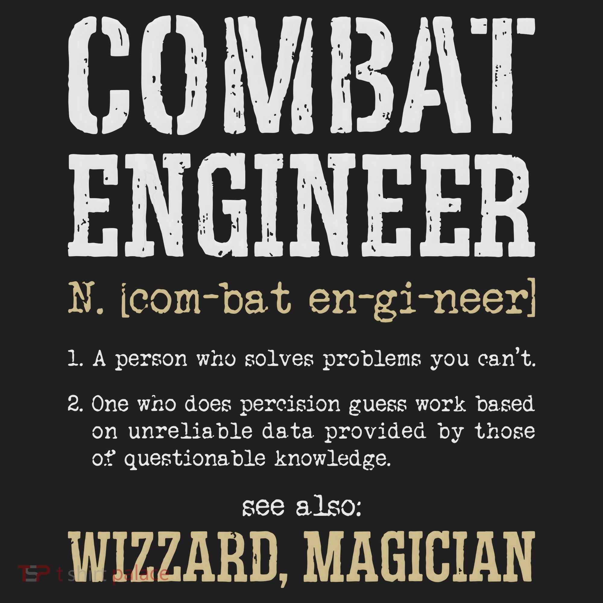 Combat Engineer Funny Engineering Dictionary Term Definition Beanie