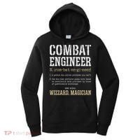 Combat Engineer Funny Engineering Dictionary Term Definition Women's Hoodie thumb 0