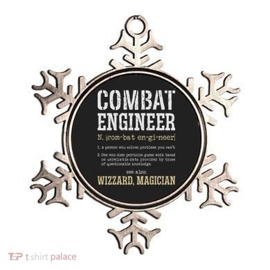 Combat Engineer Funny Engineering Dictionary Term Definition Ornament
