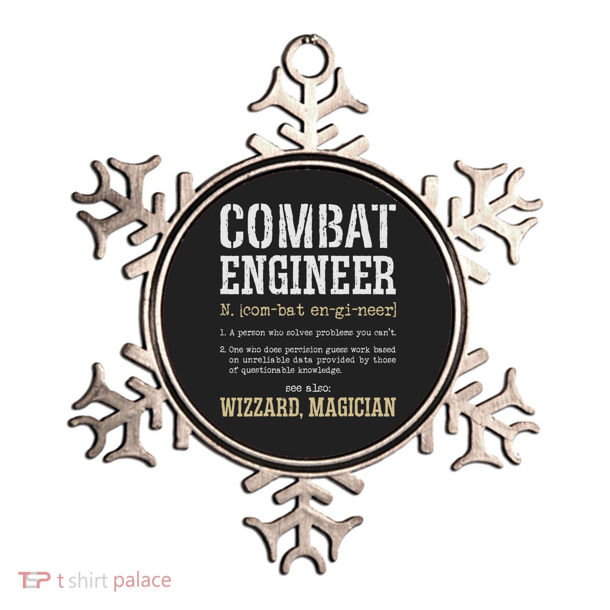 Combat Engineer Funny Engineering Dictionary Term Definition Ornament