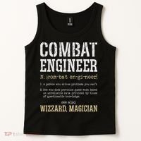 Combat Engineer Funny Engineering Dictionary Term Definition Tank Top thumb 2