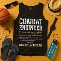 Combat Engineer Funny Engineering Dictionary Term Definition Tank Top thumb 4