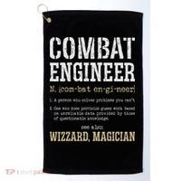 Combat Engineer Funny Engineering Dictionary Term Definition Golf Towel thumb 0