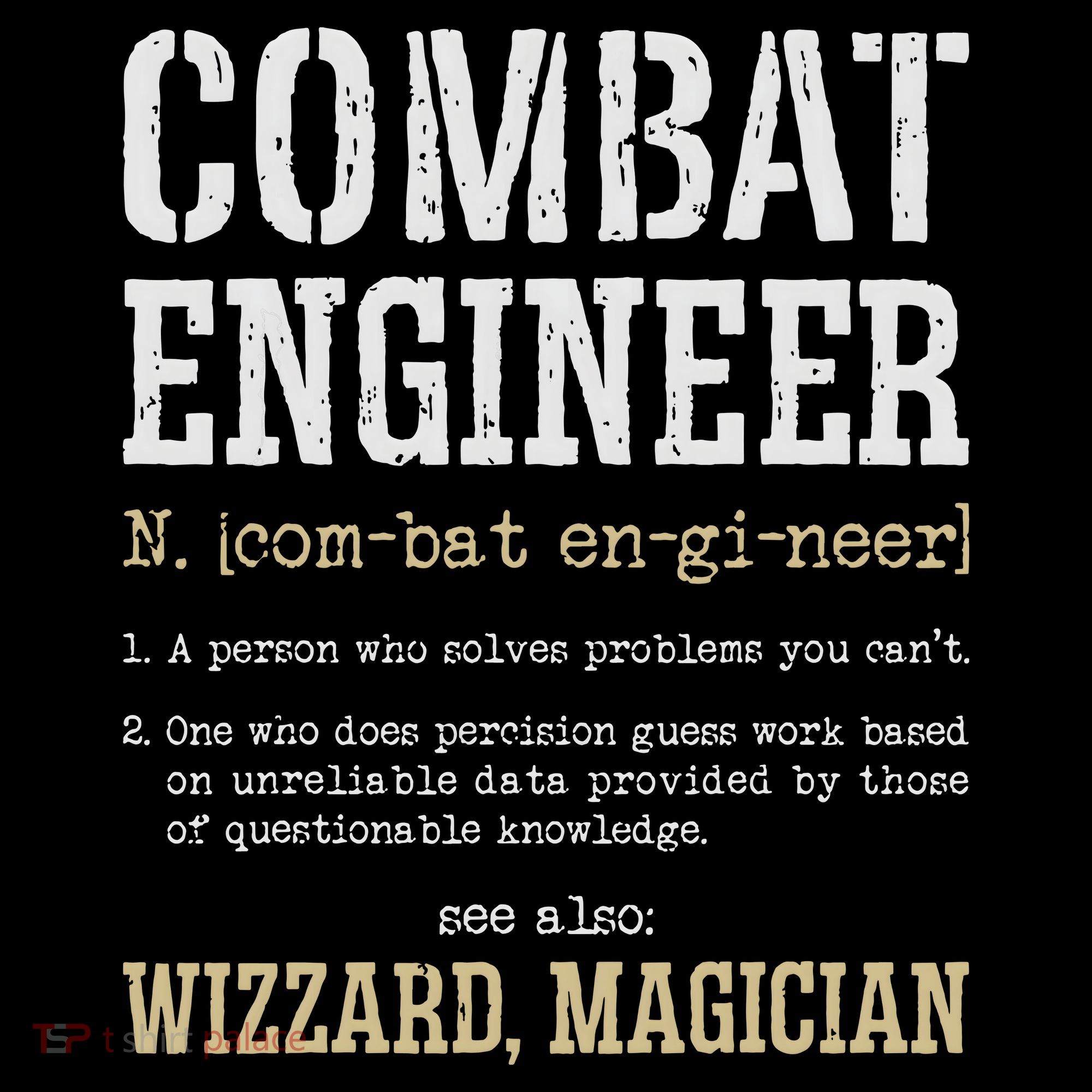 Combat Engineer Funny Engineering Dictionary Term Definition Kids Hoodie