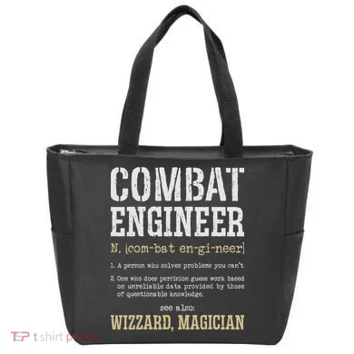 Combat Engineer Funny Engineering Dictionary Term Definition Tote Bag