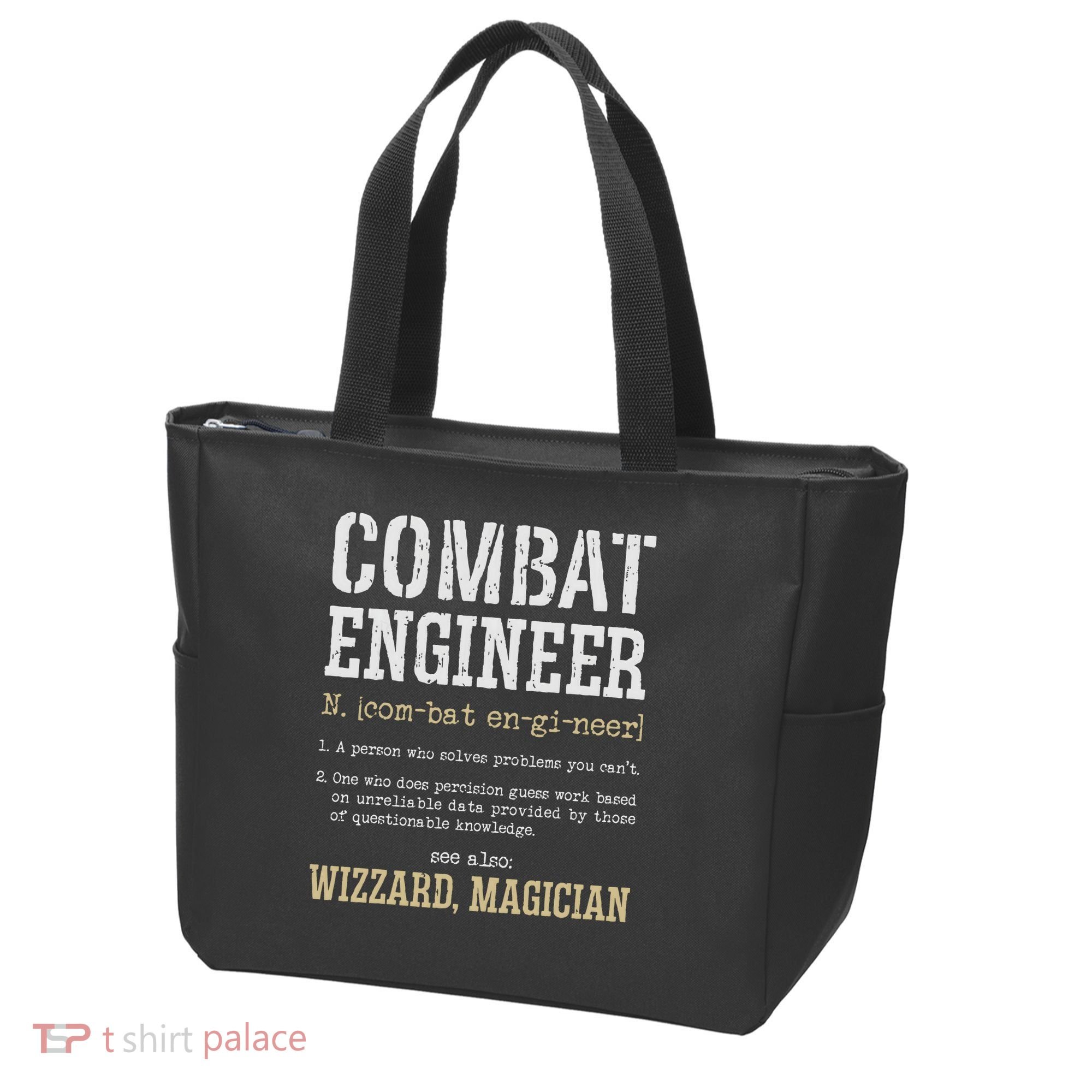 Combat Engineer Funny Engineering Dictionary Term Definition Tote Bag