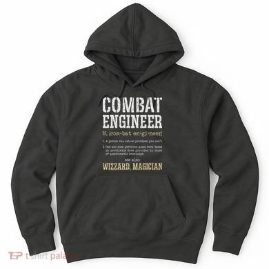 Combat Engineer Funny Engineering Dictionary Term Definition Hoodie