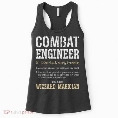 Combat Engineer Funny Engineering Dictionary Term Definition Women's Tank Top