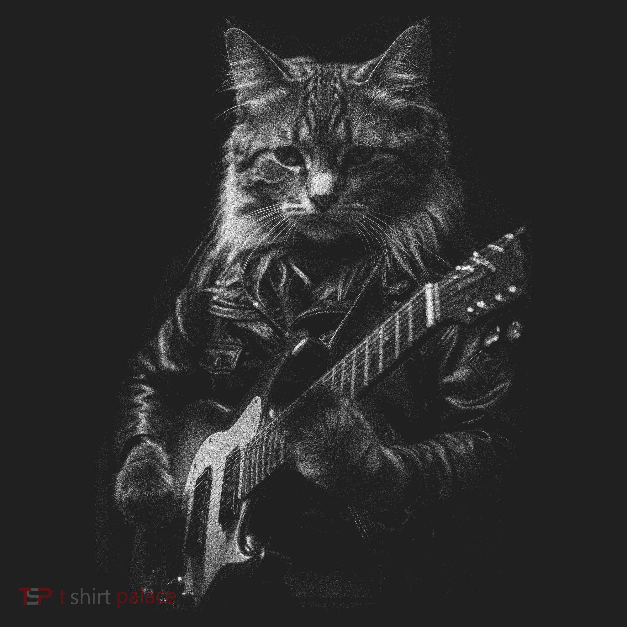 Cat Electric Guitar Women's Sweatshirt