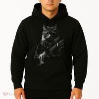 Cat Electric Guitar Hoodie thumb 2