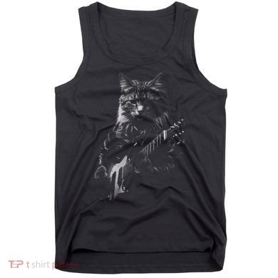 Cat Electric Guitar Tank Top
