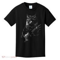 Cat Electric Guitar Kids T-Shirt thumb 0