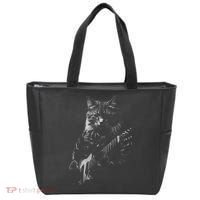 Cat Electric Guitar Tote Bag thumb 0