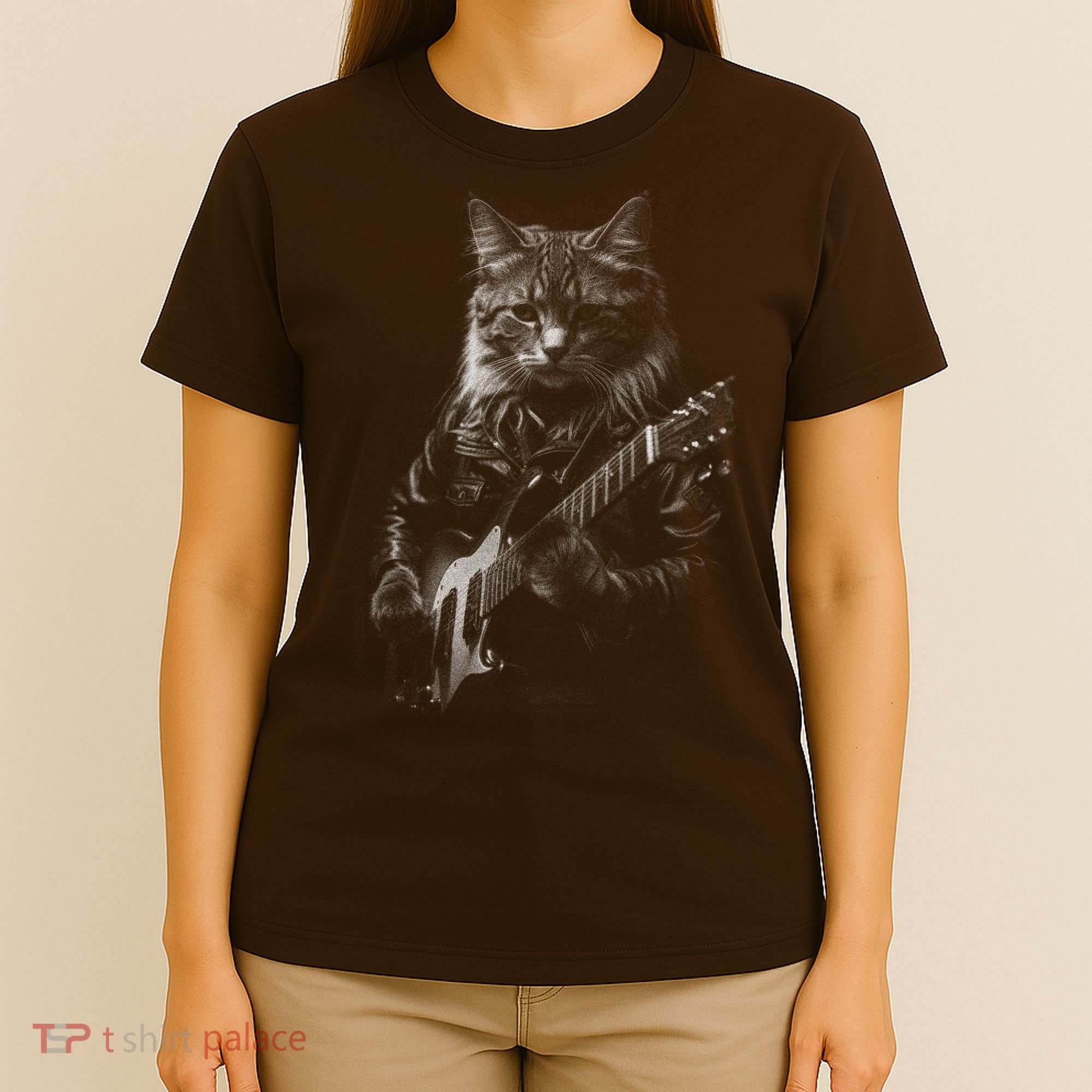 Cat Electric Guitar T-Shirt