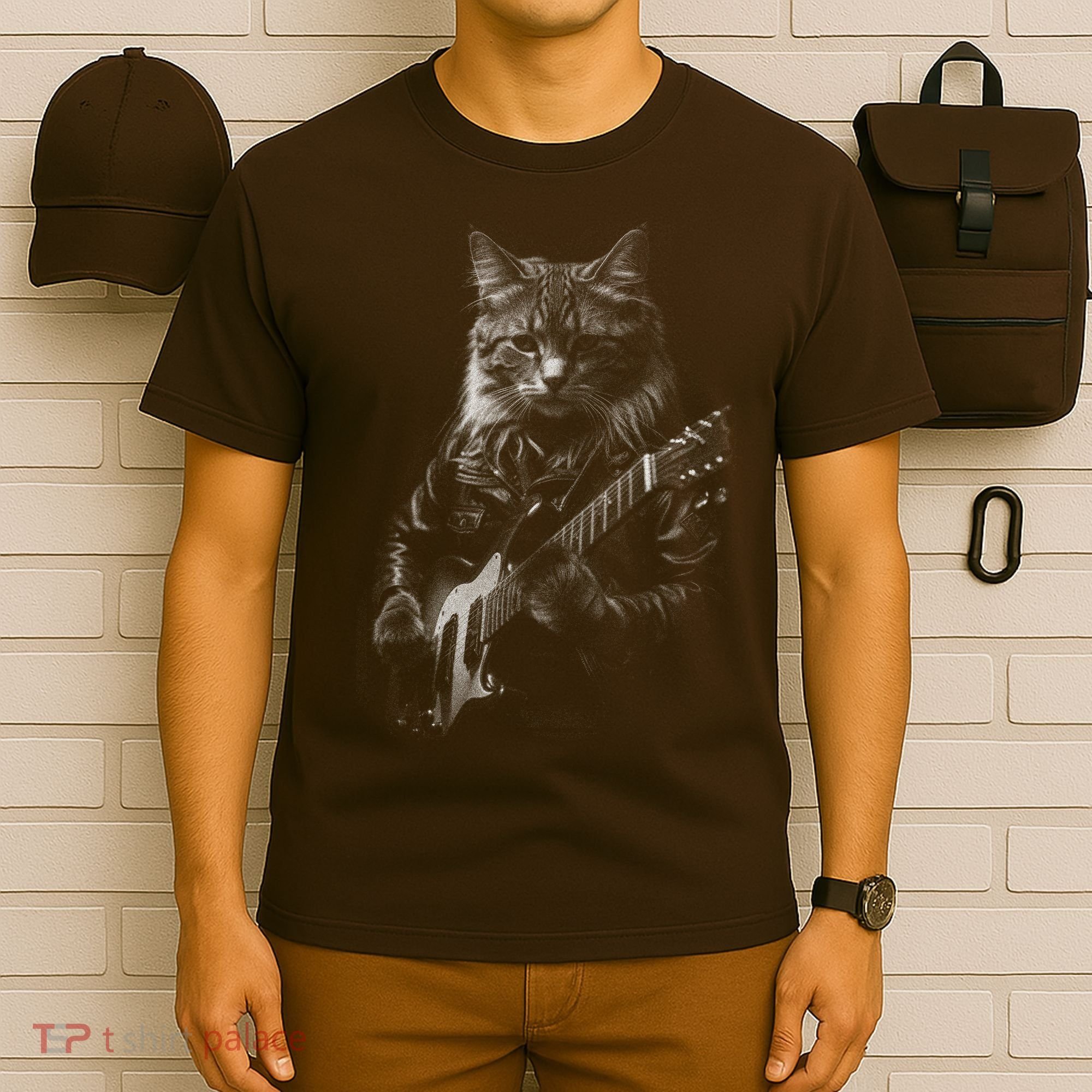 Cat Electric Guitar T-Shirt