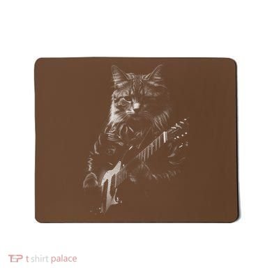 Cat Electric Guitar Mousepad