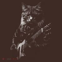 Cat Electric Guitar Baby Bodysuit thumb 2