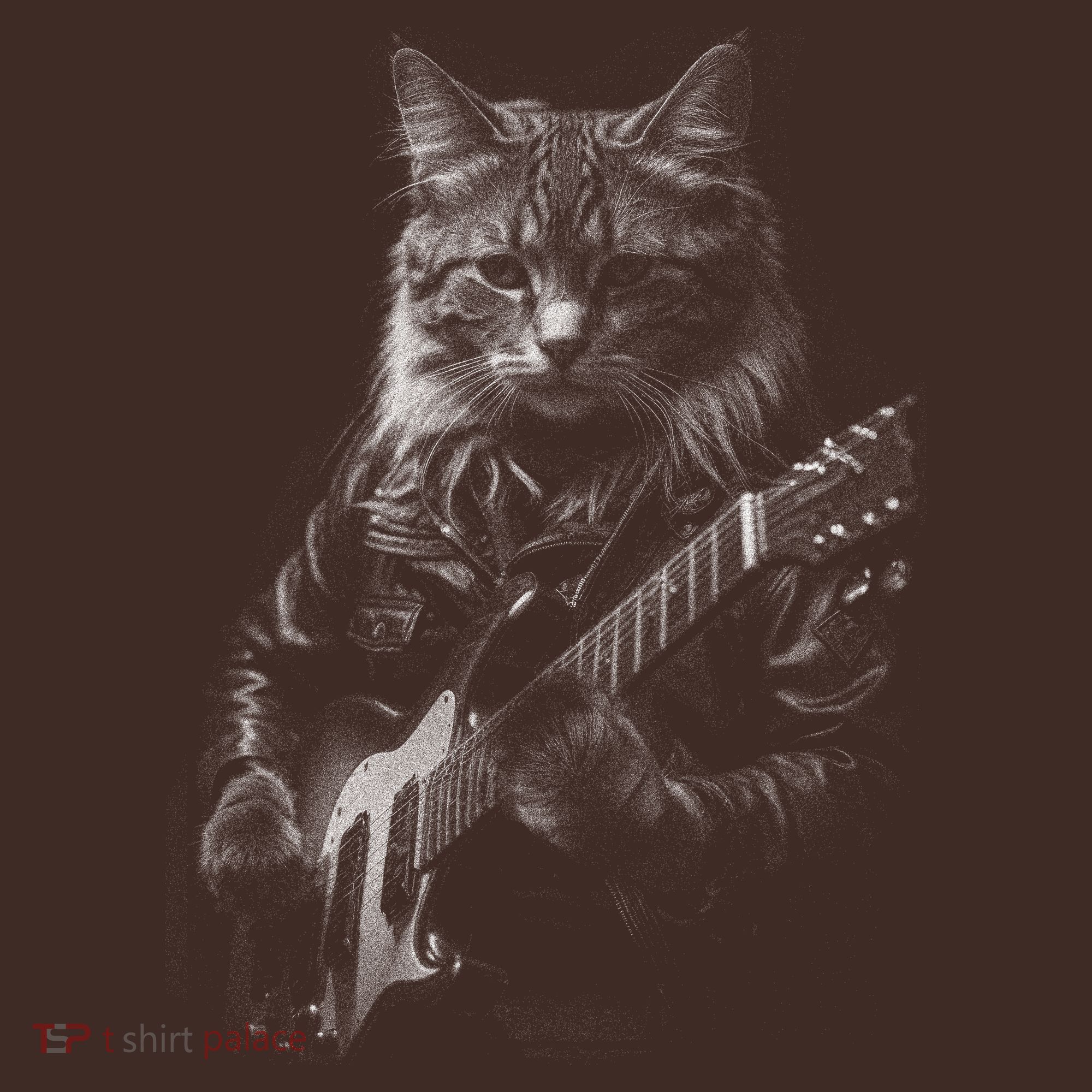 Cat Electric Guitar Baby Bodysuit