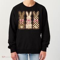 Cute Easter Girly Coquette Bunnies Women's Sweatshirt thumb 0